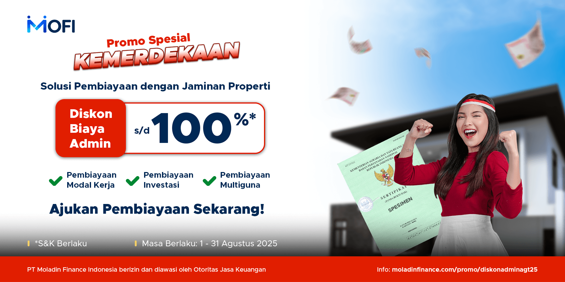 Promo Diskon Biaya Admin Jaminan Sertifikat Properti Agustus 2025