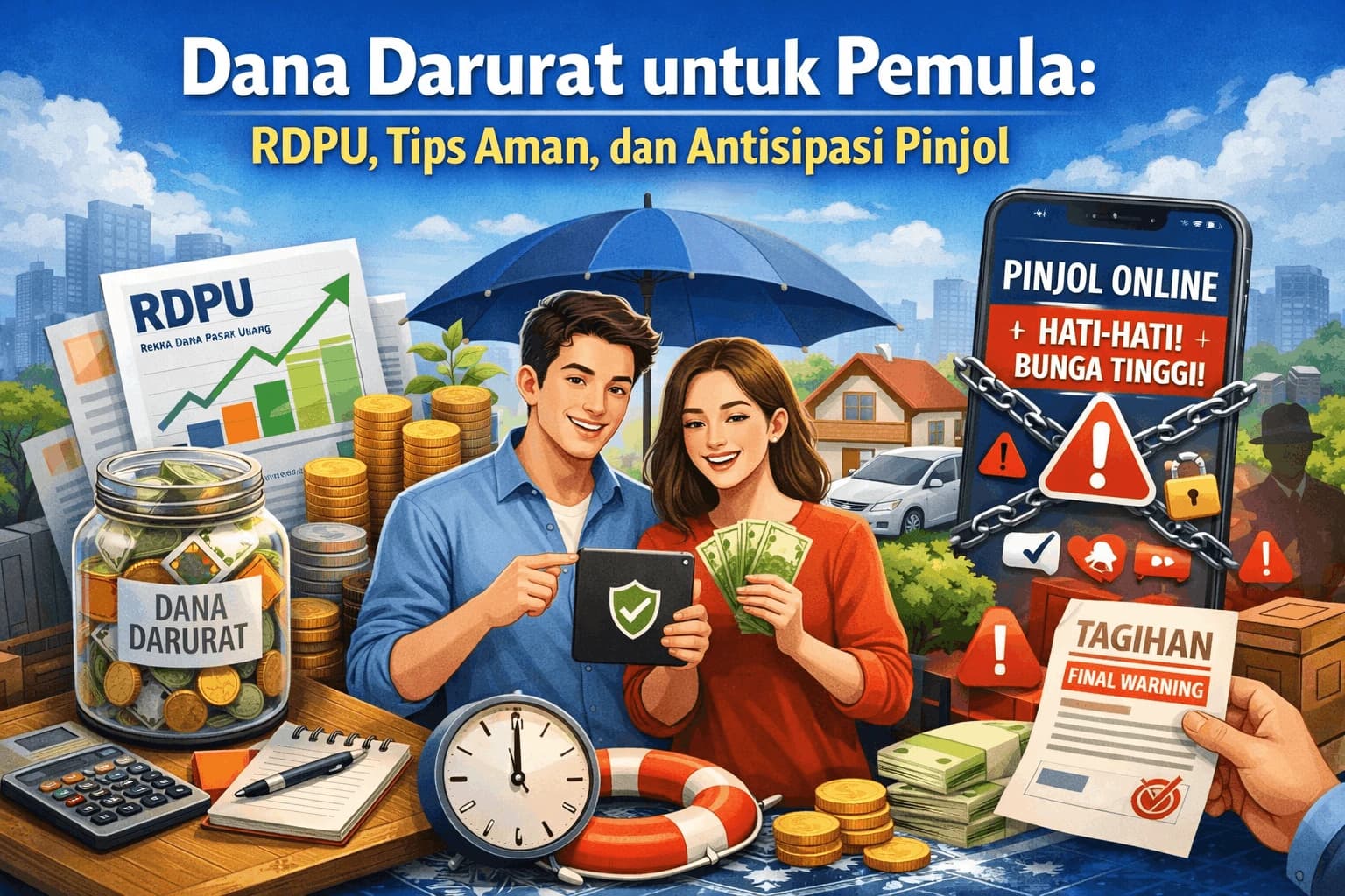 Dana Darurat untuk Pemula: RDPU, Tips Aman, dan Antisipasi Pinjol