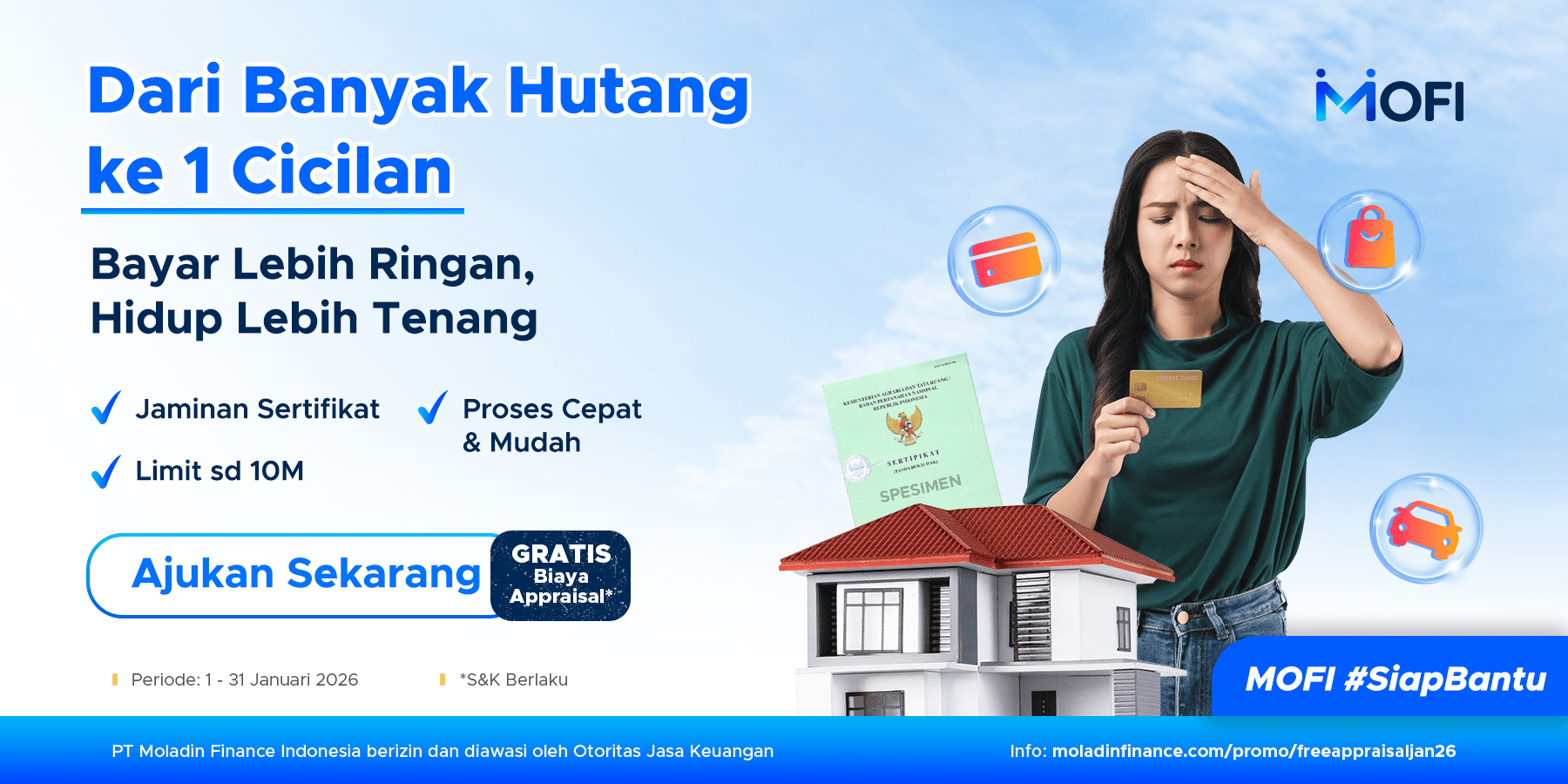 Promo Biaya Appraisal Jaminan Sertifikat Properti Januari 2026