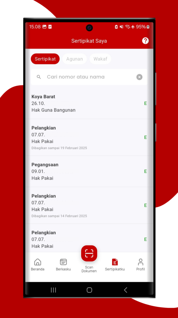Tangkapan layar resmi Sentuh Tanahku, sumber: Google Play Store.