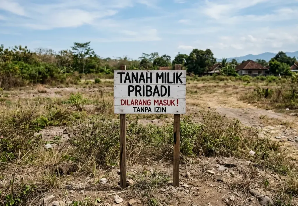 melindungi tanah kosong - Moladin
